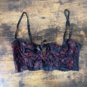 Vintage | lace bustier top